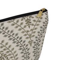 Mumbai Lace Accessory Pouch w T-bottom in Brown